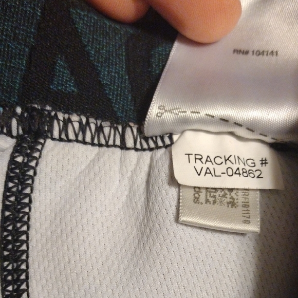 adidas Black Compression Shorts with Purple, Teal & Coral Scribble Print - Picture 4 of 8